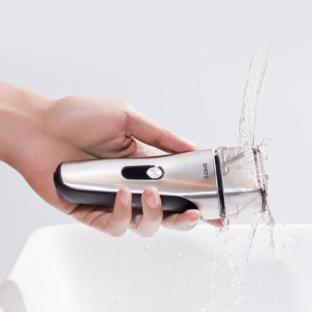 Xiaomi SMATE ST-W482 электробритва, перезаряжаемая 4 плавучие лезвия полный водонепроницаемый борода для бритья