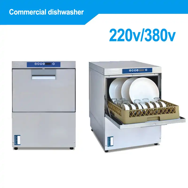 large commercial dishwasher