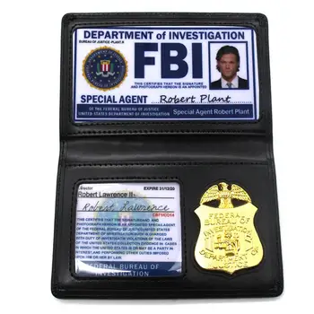 

Hot Sale Role Playing Props Supernatural Dean Sam Winchester FBI Badge Card Holder Police ID Cards Cosplay New Arrival