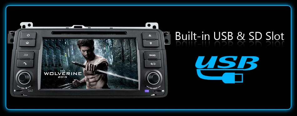 Eunavi 7 ''Android 9 автомобильный DVD для BMW E46 M3 318 320 325 330 335 Rover 75 1998-2006 gps-навигация, радио, стерео Мультимедиа цифровой обработки сигналов