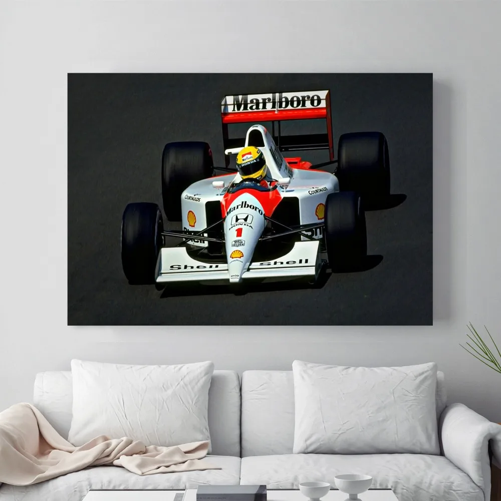 F1 Race Car Modern Decorative Wall Pictures For Living Room Canvas