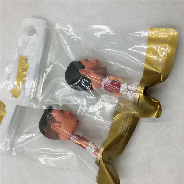 1pc Soccerwe Dolls 6.5cm Action Hand Arm Head Joint Soccer Star Figures DE&FR League 2022 New Toy paper doll