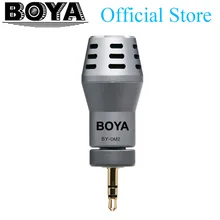 BOYA BY-OM2 подключаемый Omnidirecional конденсаторный микрофон высокого качества для стабилизатора DJI OSMO(серый