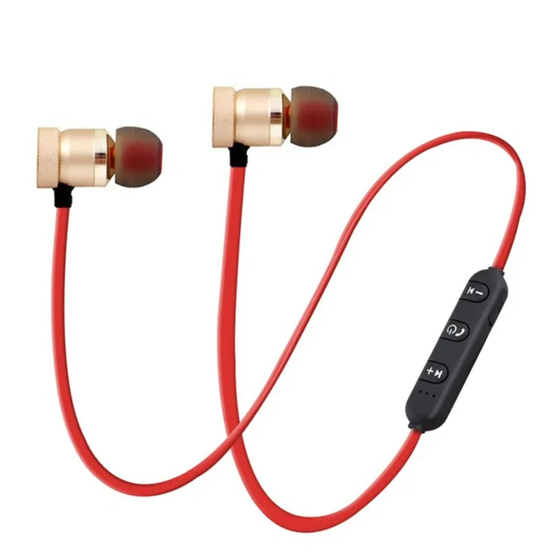 Bluetooth наушники для lenovo ZUK Z1 Z2 Pro K5 Plus K3 Note A1000 A6010 Vibe P1 P2 B C C2 power Z5 S5 беспроводные наушники-вкладыши - Цвет: Красный