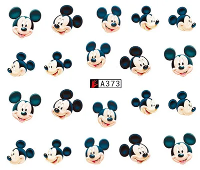 

Stickers for Nails Water Decals Mickey Mouse Nail Sticker Slider Art designs Decorations Manicure Foil Adhesive Pegatinas Polish
