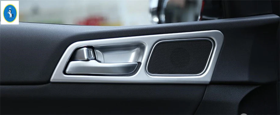 

Yimaautotrims Auto Accessory Inner Door Pull Handle Bowl Cover Trim 4 Pcs For KIA Sportage Left-hand Drive Model 2016 - 2020 ABS