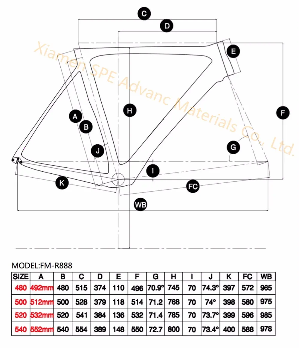 Carbon Frame 888