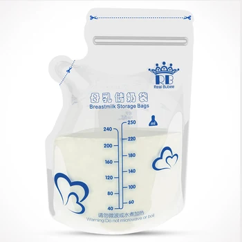 

30PCS 250ML Safe Milk Storage Bags One-time Use Breast Milk Freezer Bag Baby Breast Vacuum Bag Hot Sale