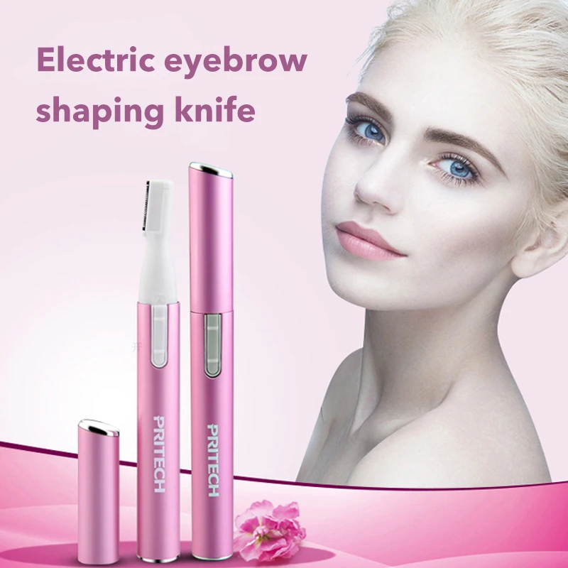 

Professional Trimmer For Women painless epilator Eyebrow shaping Beauty Tools ABS Material R Type Cutter Head