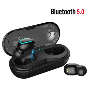 

2019 TWS Realtek 5.0 Chip Wireless Earbuds Q18 Bluetooth Headsets Sports Stereo Running for iPhone Android Xiaomi Huawei Samsung