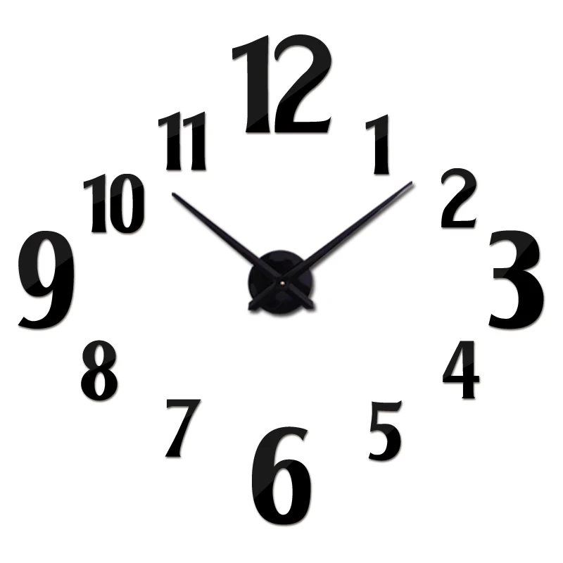 Новые акриловые настенные часы современный дизайн reloj де сравнению кварцевые