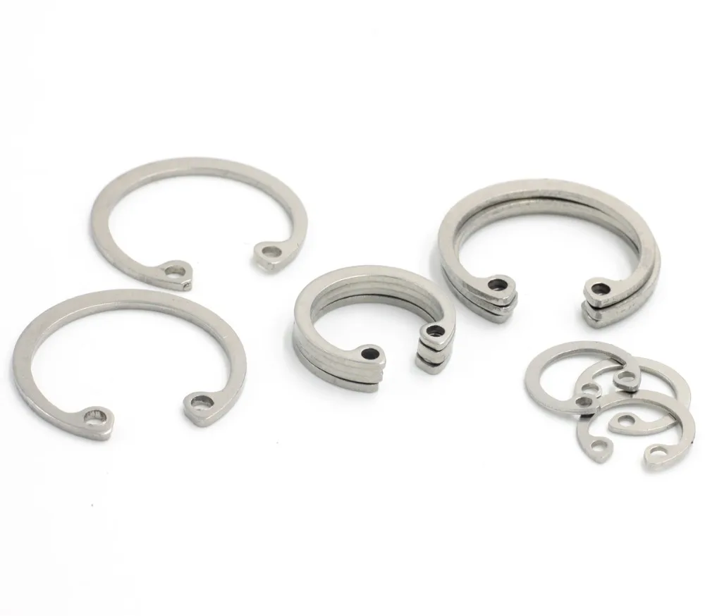 Стопорные кольца для боров, внутренние стопорные кольца в ассортименте комплект, c-зажим, нержавеющая сталь, 270 шт