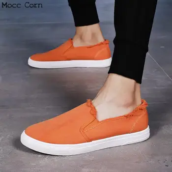 

Espadrilles Men Casual Canvas Shoes Spring Slip On Flats Loafers Summer Breathable Flat Shoes Mens Driving Loafers Male Sneakers
