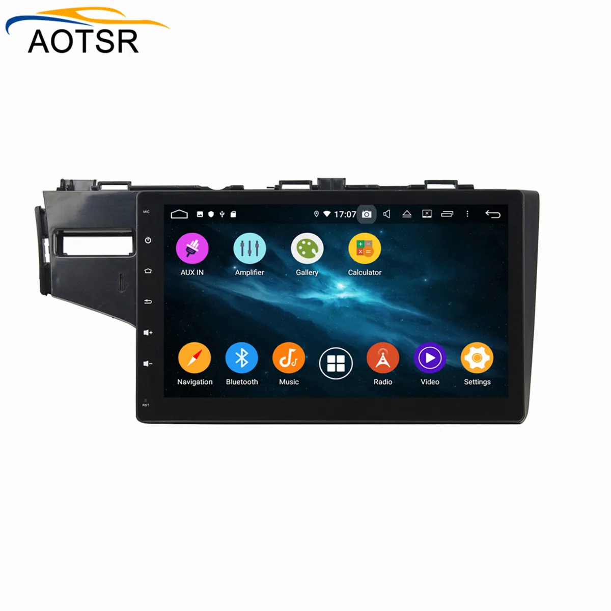 Excellent DSP 4+64G Android 9.0 car multimedia dvd player for HONDA FIT 2014 2015 GPS Navigation Car Auto Radio stereo Video Map Head Unit 1