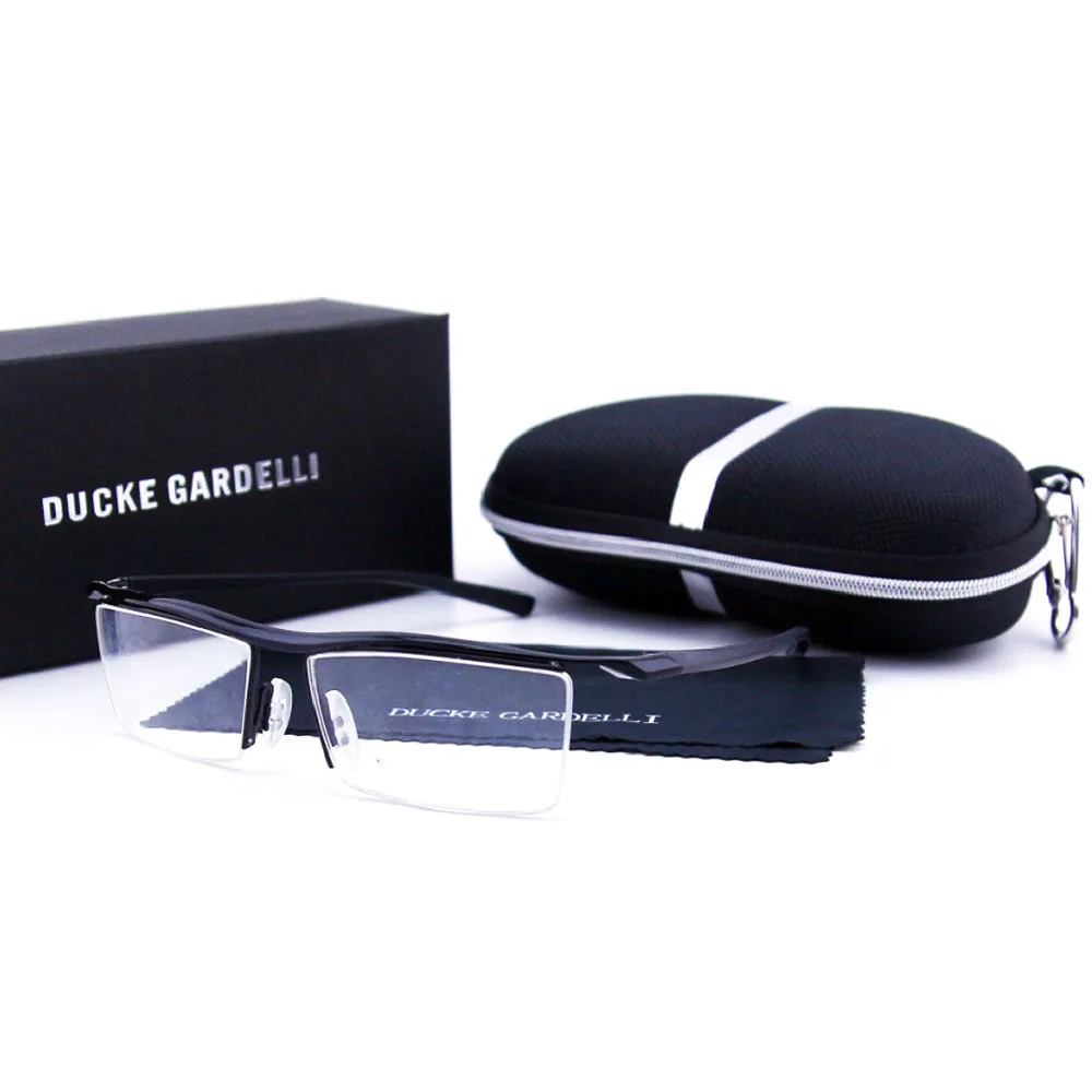 

Hot Sale Men's TR90 Alloy Eyewear Frame for men eye glasses frame tr90 mirror myopia glasses Half -rim metal optical frame