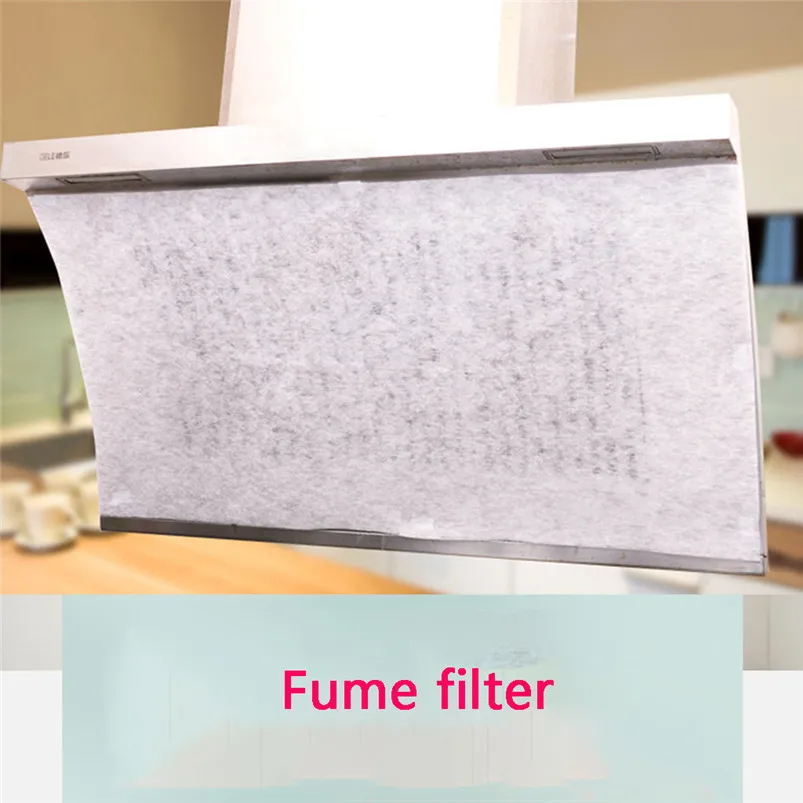 2 PCS Range Hood Filter Paper White Range Hood Greaseproof Sticker Filter Paper Flame Retardant Home Kitchen Accessories 40A0P104
