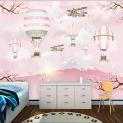 Beibehang росписи обоев пользовательские гостиная, спальня горячий воздух воздушный шар росписи ТВ фоне стены украшения дома живопись