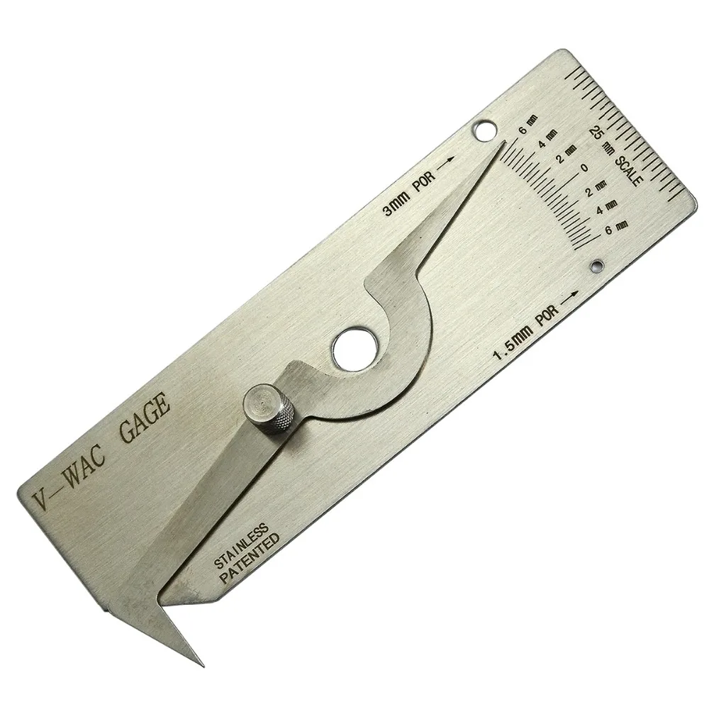 Stainless Steel V WAC Gage Single Welding Gauge Inspection Metric in