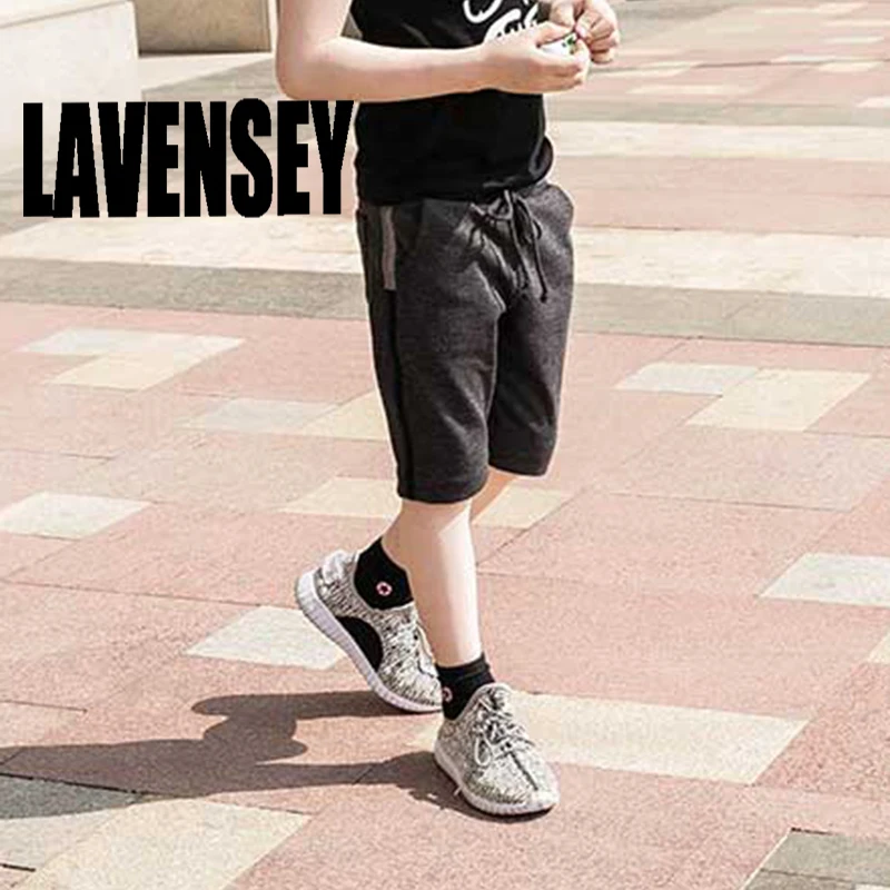 Lavensey original Summer British Style Drawstring cottton Shorts For