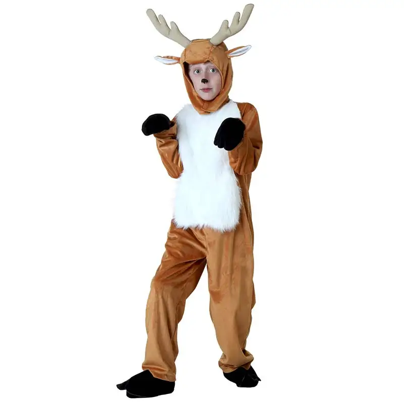 Boys Animal Bodysuit Costumes Child Deer Costume With Antlers Cute Deer