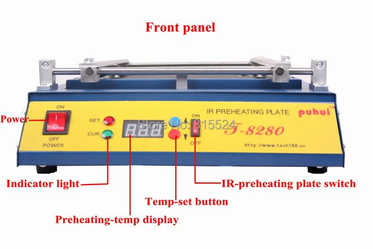 Puhui T8280 220V или 110V PCB подогреватель T 8280 IR Подогрев плиты T-8280 ИК-подогрев печи, PH30018