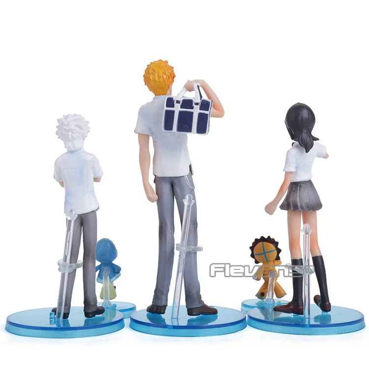 Аниме Bleach Фигурки игрушки Kurosaki Ichigo Kuchiki Rukia Aizen Sousuke Hitsugaya Toushirou 8 шт./компл. BLFG017