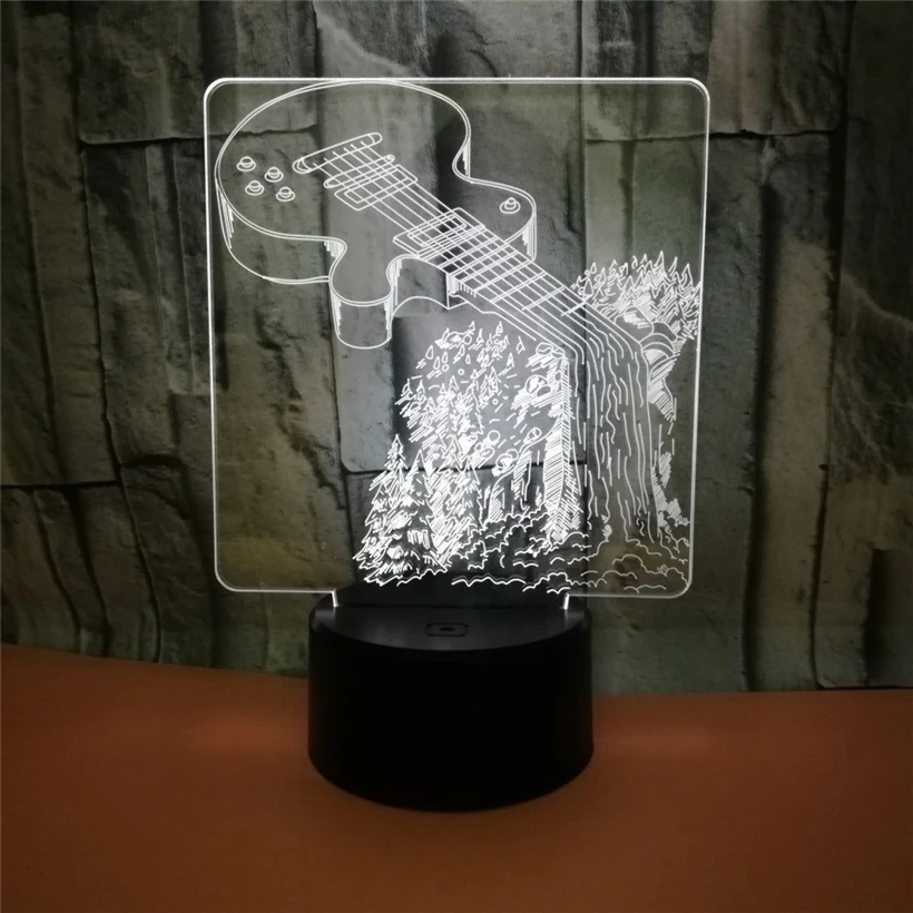 guitar 3D night light (1)