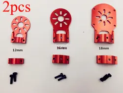 2 шт. 12 мм 16 мм 18 мм алюминиевый сплав моторная арматура крепление База держатель сиденья кронштейн для карбоновой трубки RC части для