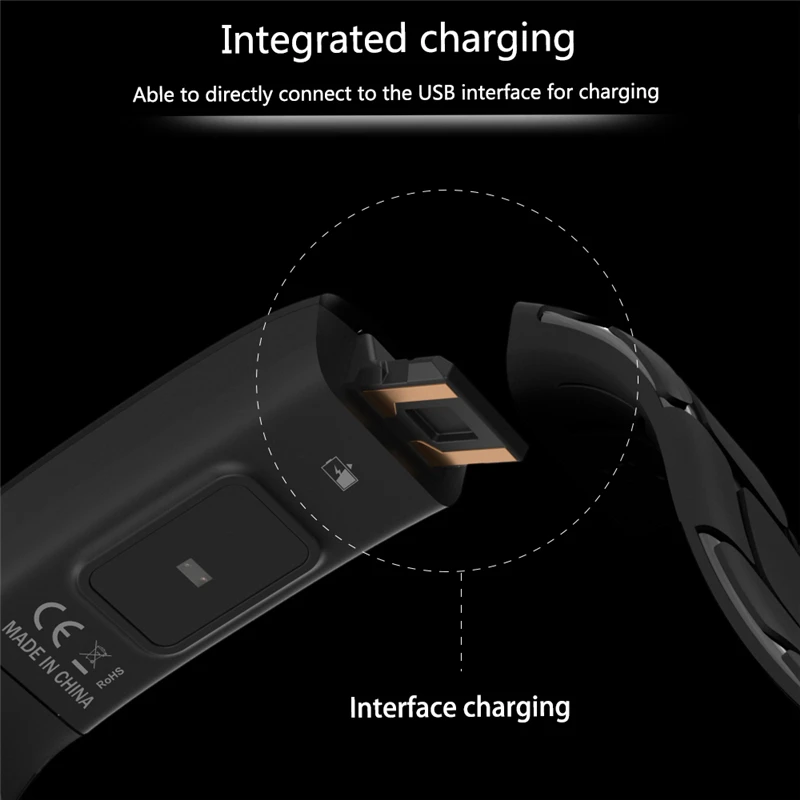 Smart Bracelet Men Waterproof Sport Smartwatch Fitness Tracker Blood Pressure Heart Rate Monitor Pedometer Reloj inteligente