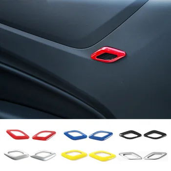 

MOPAI ABS Car Interior Door Speaker Decoration Ring Cover Trim Stickers for Chevrolet Camaro 2017 Up Car Accessories Styling
