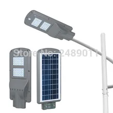 20 Вт 40 Вт 60 Вт открытый садовый парк дорога тропинка Водонепроницаемый солнечной энергии светодиодный Лампа уличного освещения