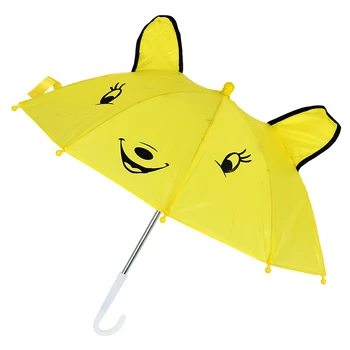 

HOT-Children Panda Pattern Mini Yellow Umbrella Playing Toy