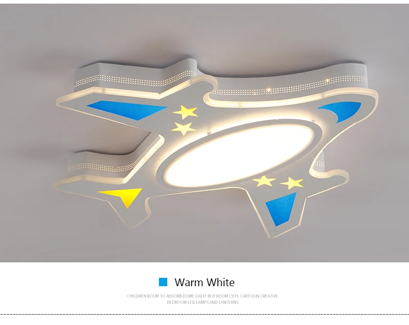 Horsten Modern Acrylic LED Ceiling Lights For Baby Children Kids Room Plane Lampshade Ceiling Lamp For Bedroom Study Room (10)