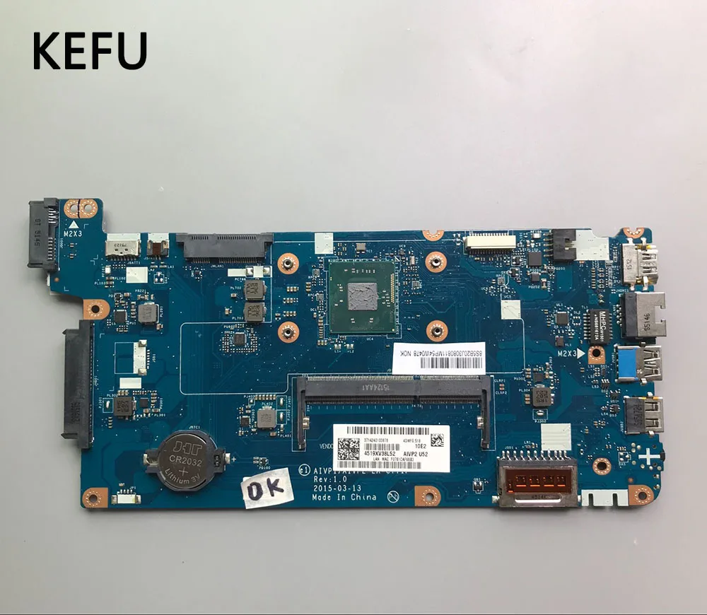 KEFU 100-15IBY mainboard For lenovo laptop motherboard LA-C771P N2840 CPU DDR3L 100% tested fully work KEFU 100-15IBY mainboard For lenovo laptop motherboard LA-C771P N2840 CPU DDR3L 100% tested fully work