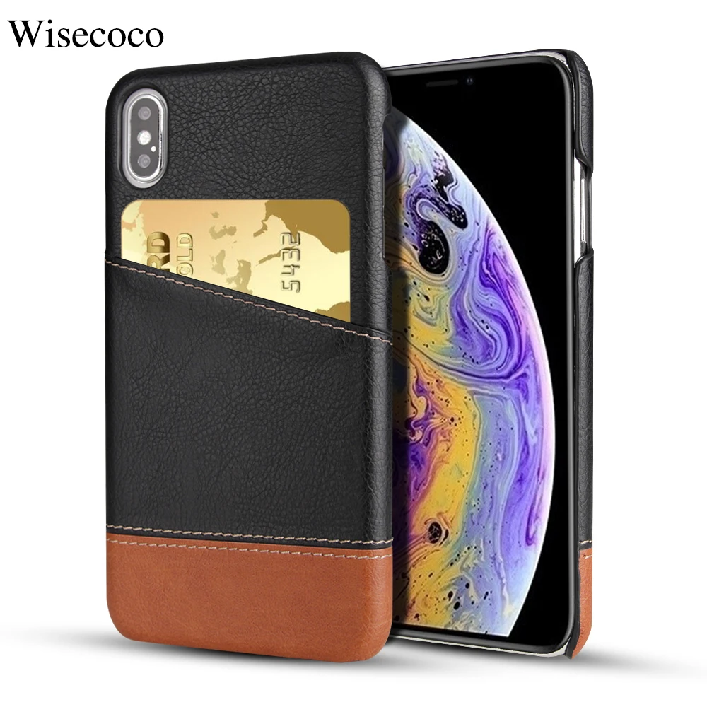 11 pro max leather credit card case for Iphone 6.5 X Xr Xs Max 10 etui Luxury Wallet Shockproof Slim Hard Back Cover | Мобильные