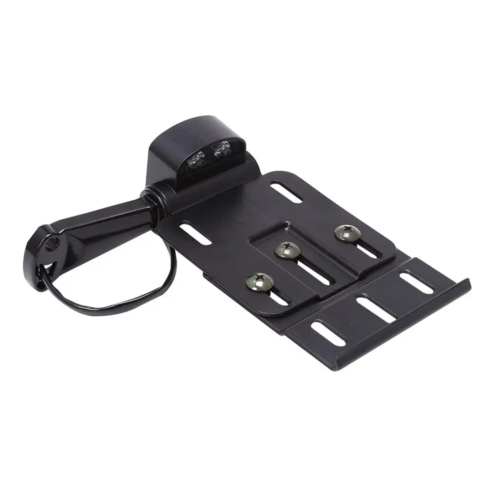 

Black Telescopic Folding LED Light Side Mount License Plate for Harley Forty Eight Sportster XL1200 Custom XL 883L 883N