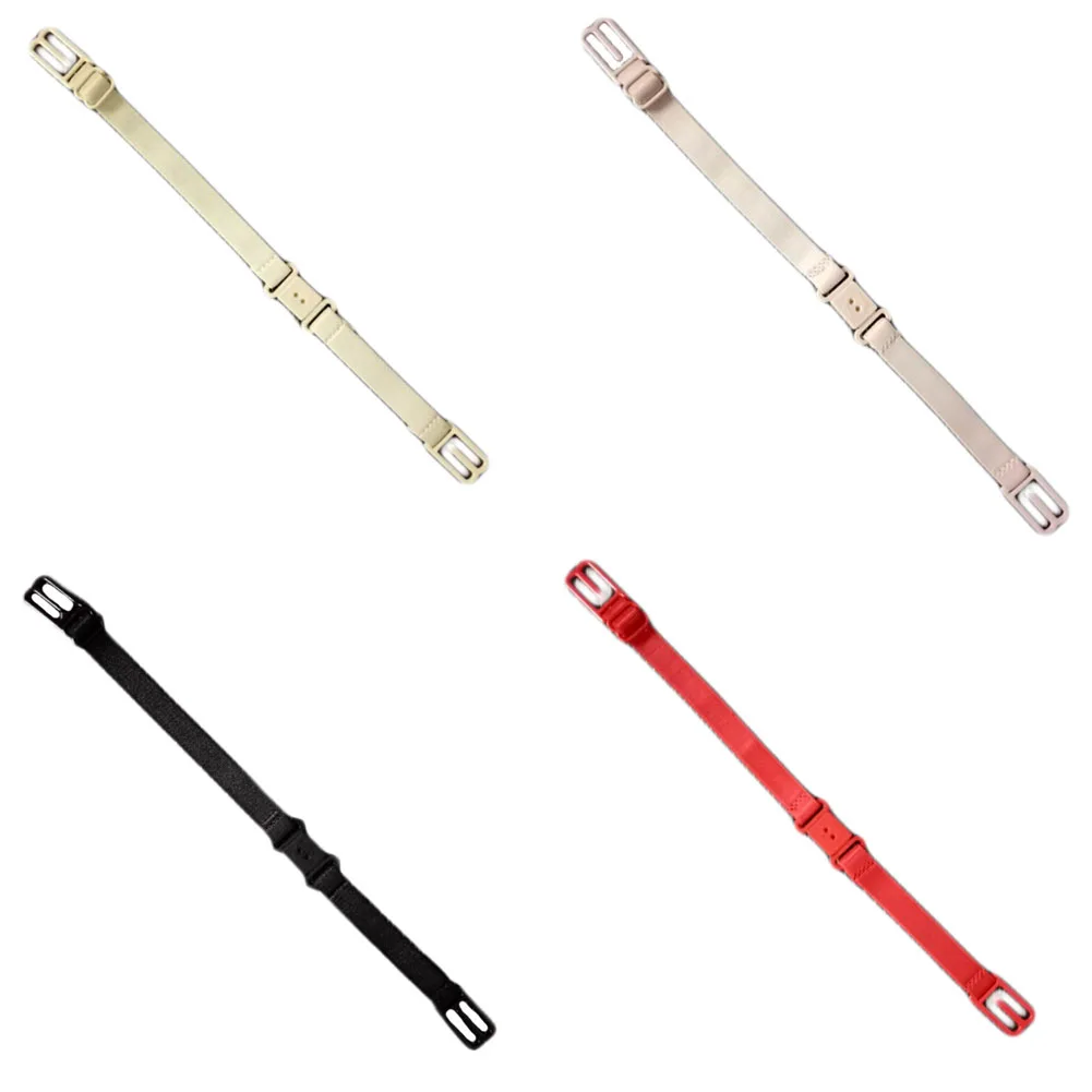 

1pcs Double-shoulder Strap Bra Non Slip Buckle Adjustable Shoulder Strap Pectoral Girdle Back Hasp Elastic Non-slip Bra Straps