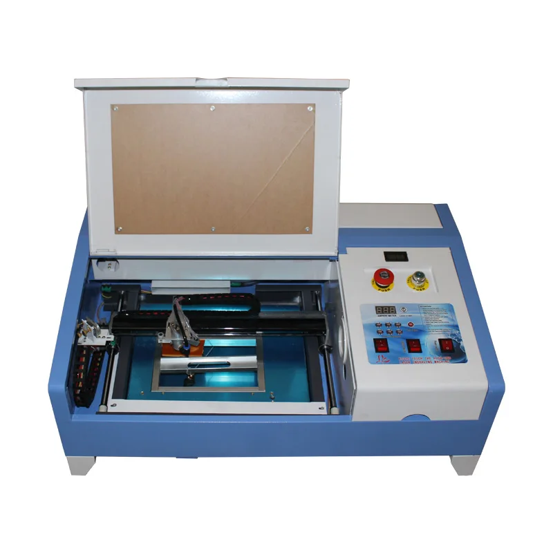 Laser engraving cutting machine 3020 stamp maker CO2 with Digital Function and Honeycomb Table | Инструменты