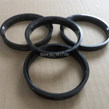 71.5×78.1 Conjunto de 4 Anéis de Cubo de Roda 71.5 ID 78.1 OD Hub Centric Anéis De Plástico Policarbonato