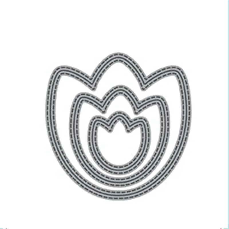 

DiyArts Stitched Dino Prints Metal Cutting Dies Footprint Scrapbooking Card Making Embossing Crafts Die Cut Beast Craft Cut Dies
