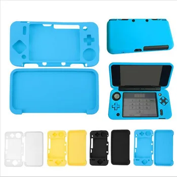 

Soft Rubber Silicone Cover Case Protector For Nintendo New 2DS XL LL New 2DSXL/2DSLL Console Full Body Protective Skin Shell