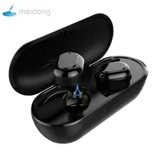 Meidong HE3 TWS bluetooth earphone true wireless earbuds with Charger Box Built-in Mic APTX Stereo Sports mini bluetooth headset