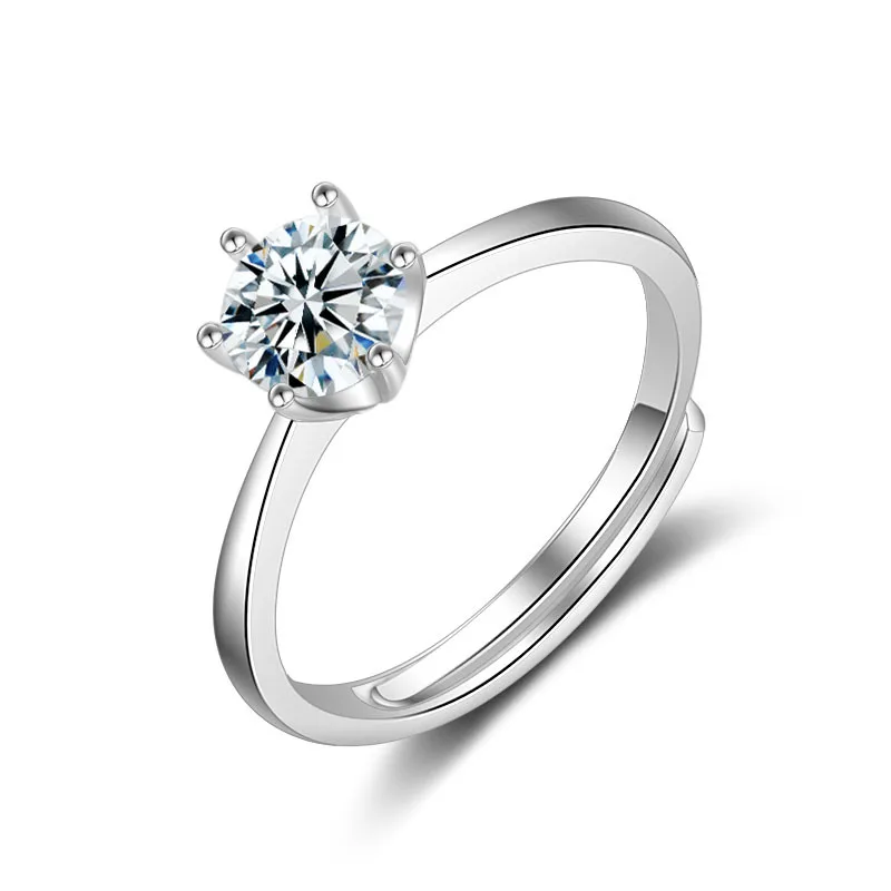 Аниме Bijoux Ювелирные изделия Винтаж Классический CZ Кольцо Мода Посеребренная Регулируемая кольцо для женщин талисманы Прекрасный кольцо