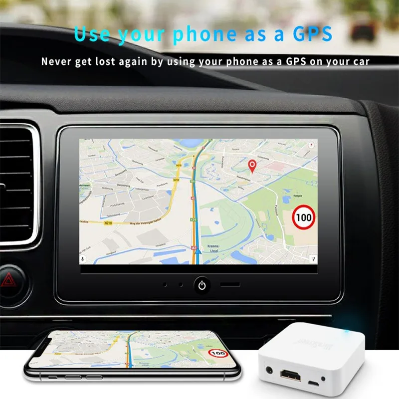 YIKIXI новая X7 Автомобильная беспроводная wifi зеркальная ссылка коробка HDMI ключ для iOS Android телефон аудио видео Miracast экран зеркалирование в автомобиль