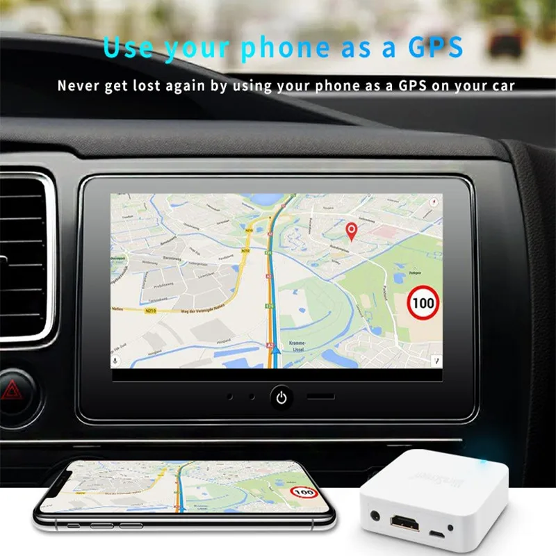  YIKIXI Nuovo X7 Auto Senza Fili WIFI Specchio Box di collegamento HDMI Dongle Per iOS Android Phone