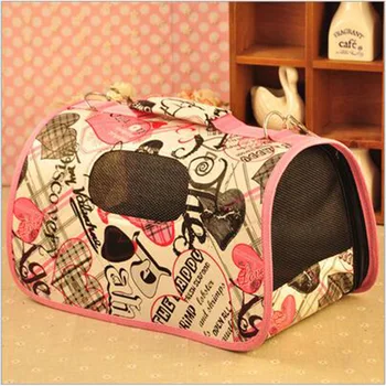 

Outdoor Carrier Pet Bag Carrier Folding Small Dog Carrier Bag Cat Travel Carrier Shoulder Breathable Portable Free Shipping