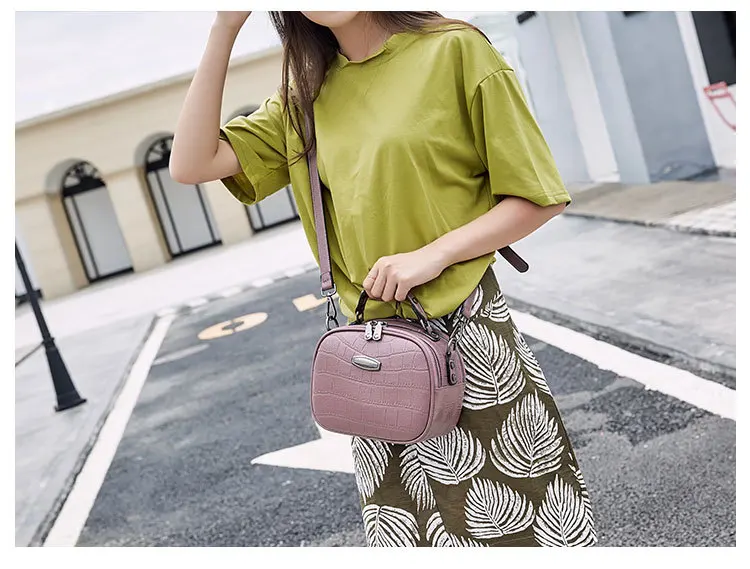 New Women Handbags Leather Zipper Shoulder Bags Female Vintage Clutch Crossbody Messenger Bags Ladies Fashion Small Flap