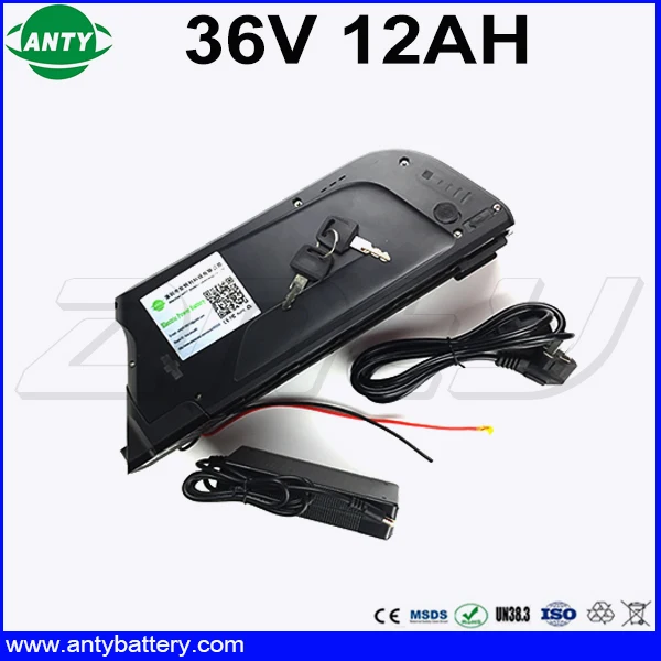 

36v 12Ah 350w Lithium Scooter Battery Built in 15A BMS with 2A Charger Battery with USB Electric Bike Battery 36V Free Shipping