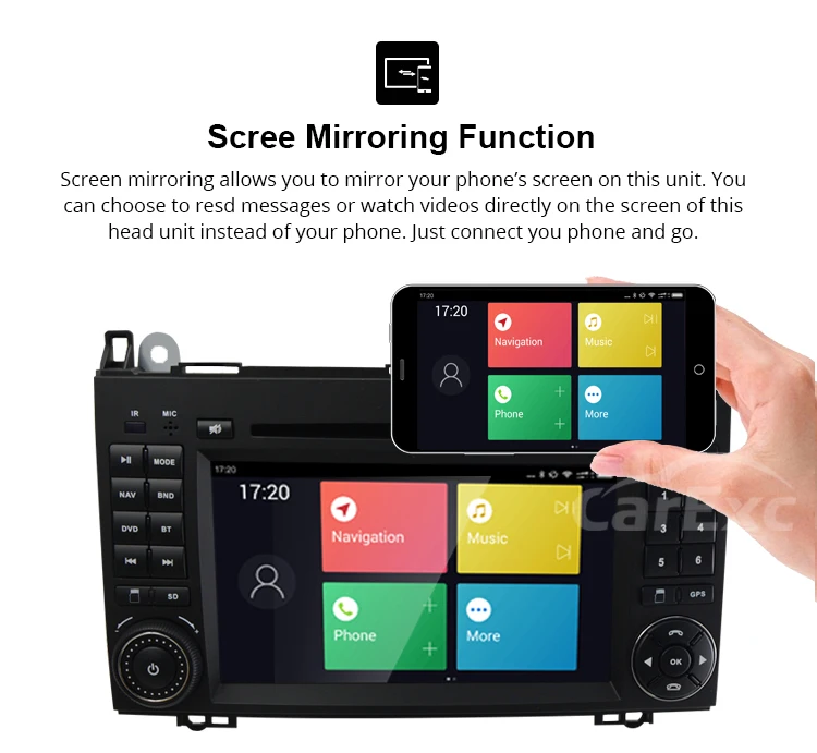 Clearance Android9.0 7 Inch Car DVD Player Stereo System For Mercedes/Benz/Sprinter/W169/B200/B-classA160 BT WIFI Radio GPS BT USB 5