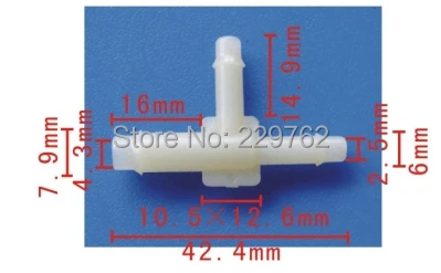 Shhworldsea трубки шланг тройник разъем для GM 1617333 10003294 388034 Ford 6466355 12920 автомобилей пластиковый фиксатор